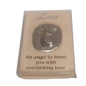 Russ Berrie ANGEL IN MY POCKET Pewter